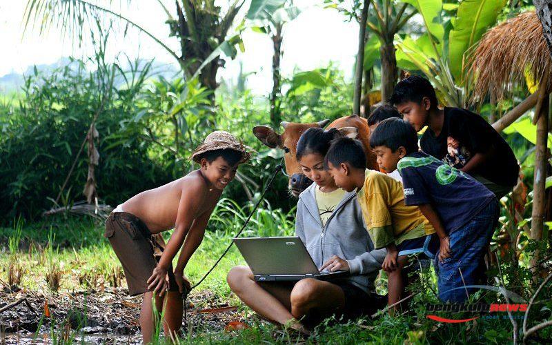 55 titik lokasi internet desa di Kaltim akan dipasang tahun ini.