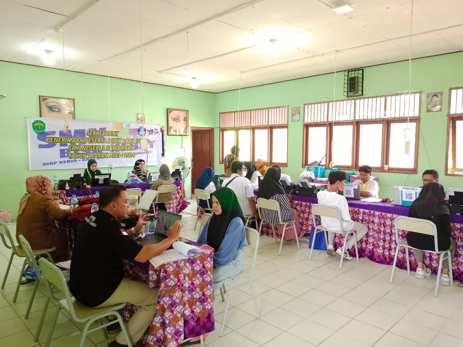 PPDB Jalur Reguler Umum SMK Hari Pertama Berjalan Lancar