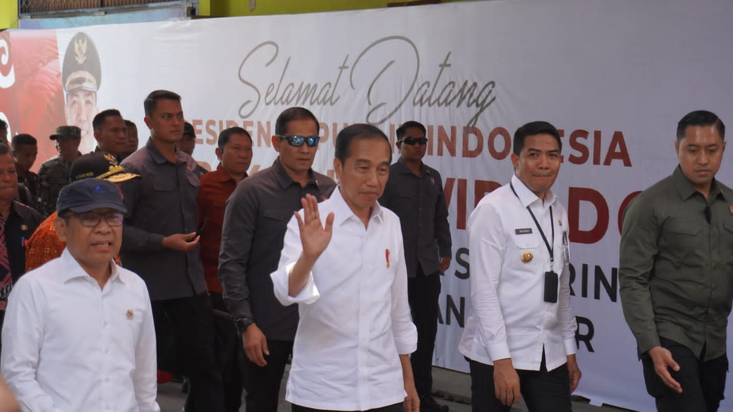 Presiden Jokowi Tinjau Pasar Merdeka Samarinda