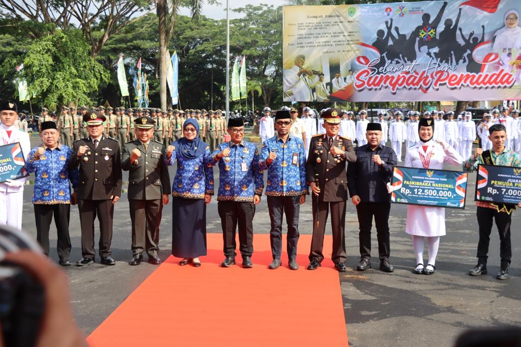 Hadiri Apel Sumpah Pemuda, Reza Minta Pemuda Bersiap Jemput Masa Depan Gemilang